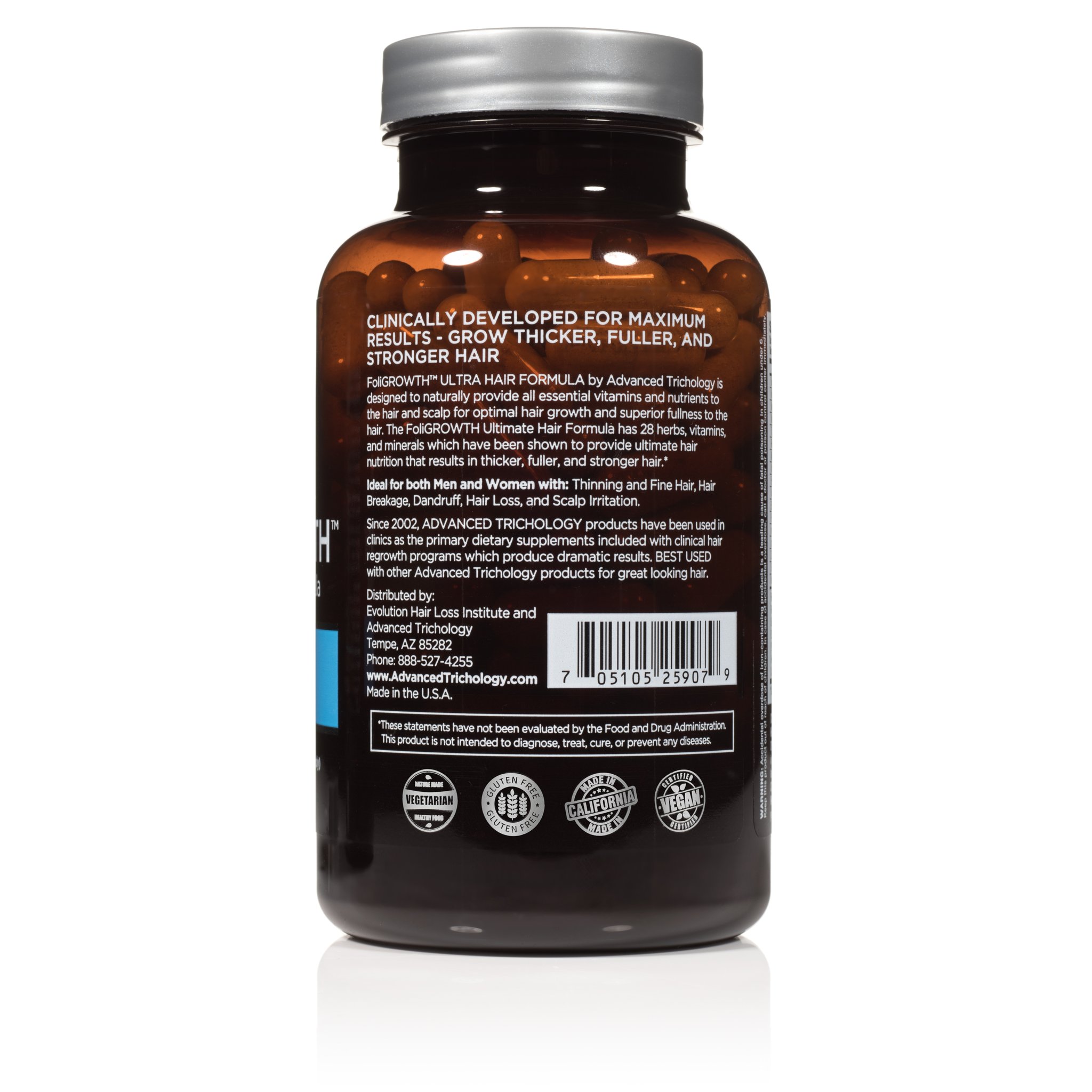 FoliGROWTH Ultimate Hair Growth Vitamin Bottle - Arizona Aesthetics
